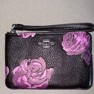 Coach Floral Wristlet